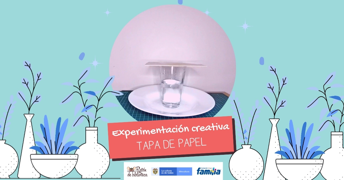 Experimentación creativa: Tapa de papel Hagamos una tapa de papel