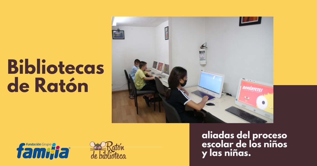 Bibliotecas de Ratón, aliadas del proceso escolar de los niños y las niñas La educación se ha transformado y en Ratón estamos comprometidos en ese cambio.